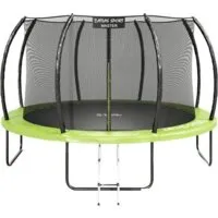 Батут Atlas Sport 374 см - 12ft Master (с лестницей, зеленый)