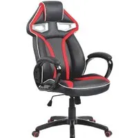 Игровое (геймерское) кресло Halmar HONOR (черный/красный)