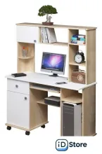 Стол Премиум Компас-6 (дуб сонома/белый текстурный)