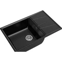 Кухонная мойка GranFest GF-V-780L (черный)