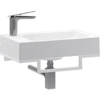 Умывальник Belux Темпо-4 HR0900 (белый, с каркасом, сифоном, донным клапаном)