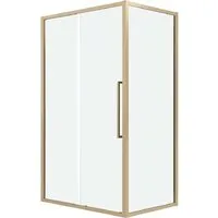 Душевой уголок Grossman Cosmo 100x100x195 120.K33.02.1010.32.00 (золото сатин/стекло прозрачное)
