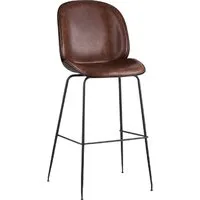 Стул Stool Group Турин 8319TB (экокожа коричневый/черные ножки)