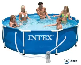 Каркасный бассейн Intex Metal Frame 305х76 (56999/28202)
