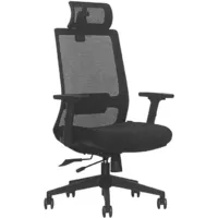 Офисное кресло SitUp LUX PL black (сетка Black/ткань Black)