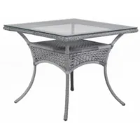 Стол садовый AIKO Deco 5045П стол квадратный 90x90x75 Серый