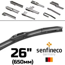 Щетка стеклоочистителя F16-HY 26", гибридная с мультикреплениями Hybrid Multi Wiper Blade 26" 650мм