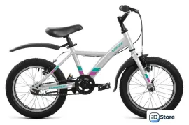 Детский велосипед Forward Dakota 16 2022 (серый/фиолетовый)