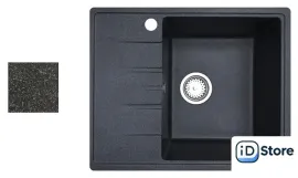 Кухонная мойка БелЭворс Mila R (черный, без сифона)