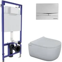 Унитаз подвесной Berges Wasserhaus Ego Rimless Toma Slim SO Novum525 F3 047253