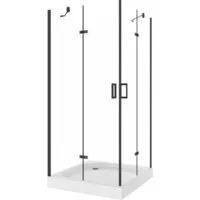Душевой уголок Niagara NG-6813-08 90x90x195 (черный/прозрачное стекло)