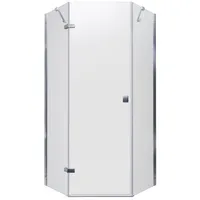 Душевой уголок Triton Сигма Хром А1 90х90 без поддона (прозрачное стекло)