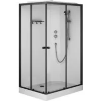 Душевая кабина AM.PM X-Joy 120x80 W94C-403-12080BT (черный матовый/прозрачное стекло)