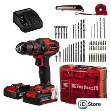 Ударная дрель-шуруповерт Einhell TE-CD 18/40 Li-i 64 4513992 (с 2-мя АКБ, кейс)