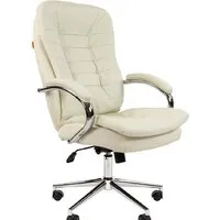 Офисное кресло CHAIRMAN 795 N (кожа, белый)