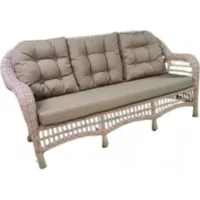 Диван садовый AIKO ROBI трехместный 7019 Серо-коричневый