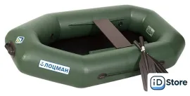 Гребная лодка Лоцман Гребная стандарт ЛС-200 ГР (зеленый)
