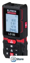 Лазерный дальномер ELITECH LD 80