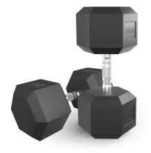 Гантели гексагональные обрезиненные UNIX Fit (32.5 кг, 2 шт)