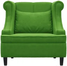Кресло Бриоли Людвиг В26 зеленый
