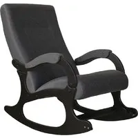 Кресло-качалка Mio Tesoro Бастион-32 (рогожка графит/черный)