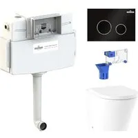 Унитаз приставной Lavinia Boho Relfix Biore 5 в 1 87060236 (черный пластик)