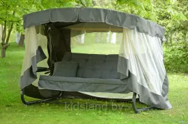 Садовые качели Olsa (Ольса) Саванна с1452, 266х144х186 см, с москитной сеткой