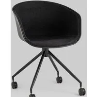 Офисное кресло Stool Group LIBRA SL-7040ZB (рогожка черный/черный)