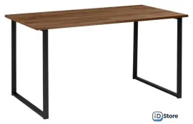 Кухонный стол Notta Лиман 140х80 615156 (дуб крафт табачный/черный матовый)