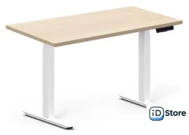 Стол для работы стоя Fit Focus X-2 с электроприводом (белый/сосна аланд полярная)