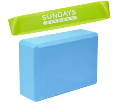 Набор для фитнеса Sundays Fitness Эспандер IR97630 Блок IR97416 (голубой)