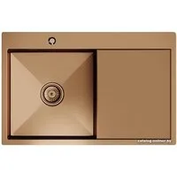 Кухонная мойка Mixline Pro 552921 (бронза, с сифоном)