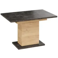 Кухонный стол Трия Детройт тип 4 (дуб крафт золотой/ателье темное)