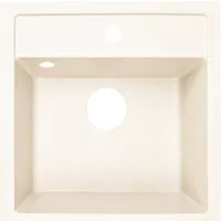 Кухонная мойка ZorG Como 51 (слоновая кость)