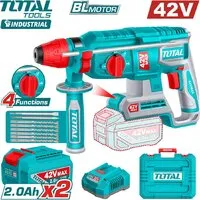 Перфоратор Total TRHLI422682 (с 2-мя АКБ, кейс)