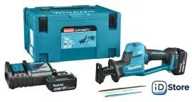 Сабельная пила Makita DJR189RTJ (с 2-мя АКБ, кейс)