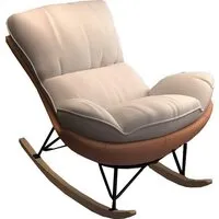 Кресло-качалка Mio Tesoro Монга (оранжевый/белый)