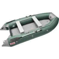 Моторная лодка Roger Boat Trofey 3300 (без киля, зеленый/серый)