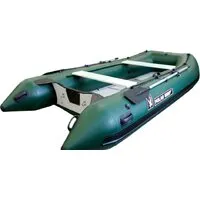 Моторно-килевая лодка Polar Bird Eagle PB-400E ПБ7 стеклокомпозит (зеленый)
