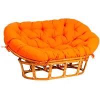 Диван садовый TetChair Mamasan 23/02 W с подушкой (орех/оранжевый)