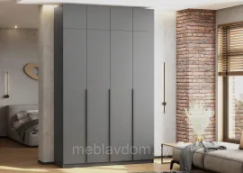 Шкаф NN Мебель ШК 5 с антресолью (Графт) (1,6м.)