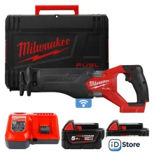 Сабельная пила Milwaukee Fuel M18 M18ONEFSZ-502X 4933478294 (с 2-мя АКБ, кейс)