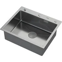 Кухонная мойка ARFEKA Eco AR 600500 POP-UP SATIN