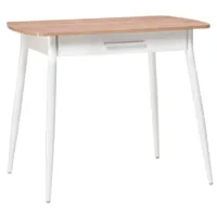 Обеденный стол Woodville Ревари / 481889 (эврика/белый)