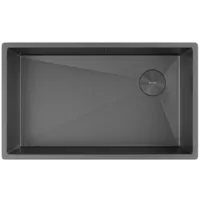 Мойка кухонная ZorG Zerox 74 U / IF Side SF Zurinox PVD Gunblack