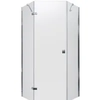 Душевой уголок Triton Сигма Хром А1 90х90 без поддона (прозрачное стекло)