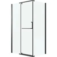 Душевой уголок Grossman Pragma 110x90x195 120.K33.03.1190.21.00 (черный матовый/стекло прозрачное)