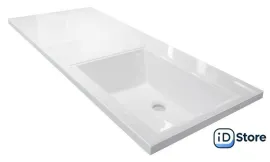 Умывальник Эстет Даллас 115, правая (белый)