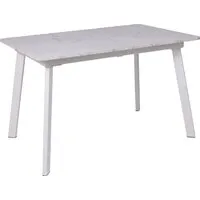 Кухонный стол Lepremo AV 1209/1 МДФ раздвижной 1200-1600x800 (Азул Оникс/белый)