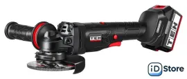 Угловая шлифмашина TEH LG125V-1B (с 1-им АКБ, кейс)